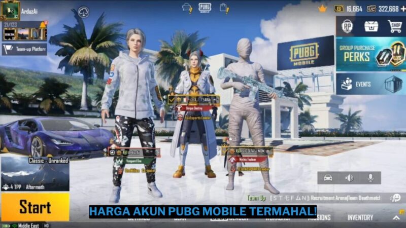 Inilah Harga Akun PUBG Mobile Termahal!