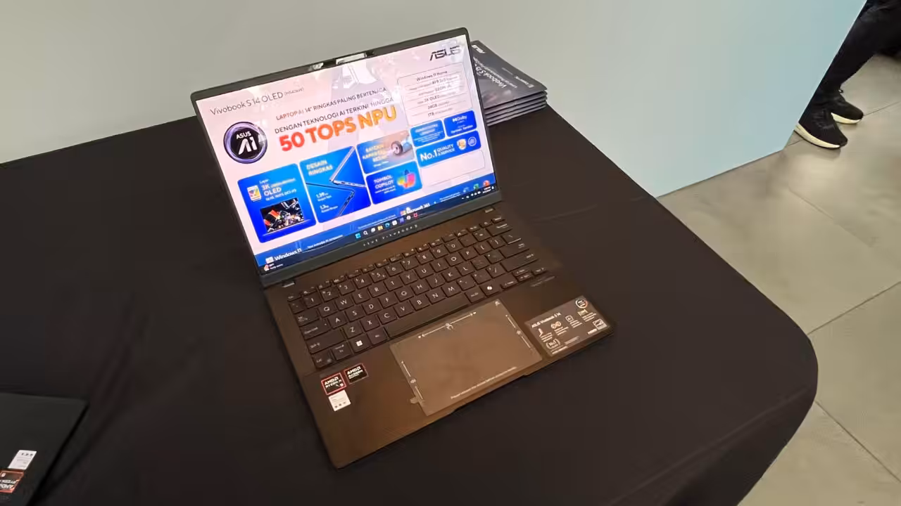 ASUS Luncurkan Vivobook S 14 OLED yang Ditenagai AMD Ryzen AI 300 Series