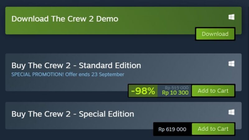 Dapat Mode Offline, The Crew 2 Bisa Dibeli Dengan 10 Ribu Rupiah!