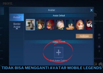 Cara mengatasi tidak bisa mengganti avatar mobile legends