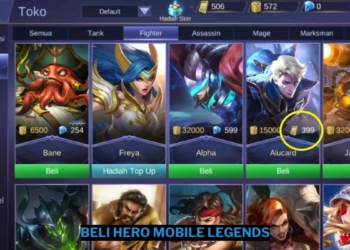 4 cara beli hero (ml) mobile legends mudah