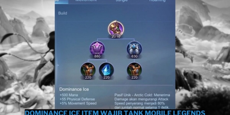 Alasan dominance ice item wajib semua tank mobile legends