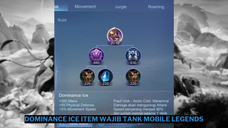 Alasan Dominance Ice Item Wajib Semua Tank mobile Legends