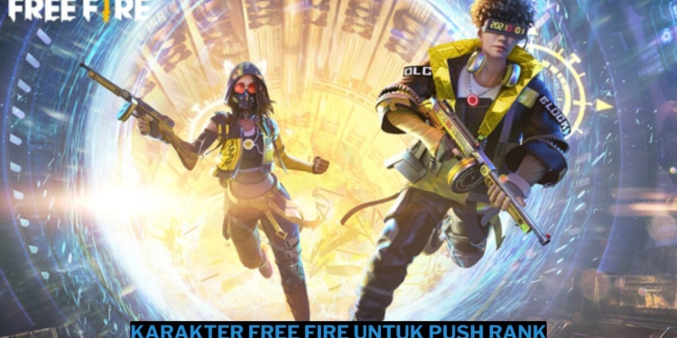 6 karakter free fire untuk push rank keren