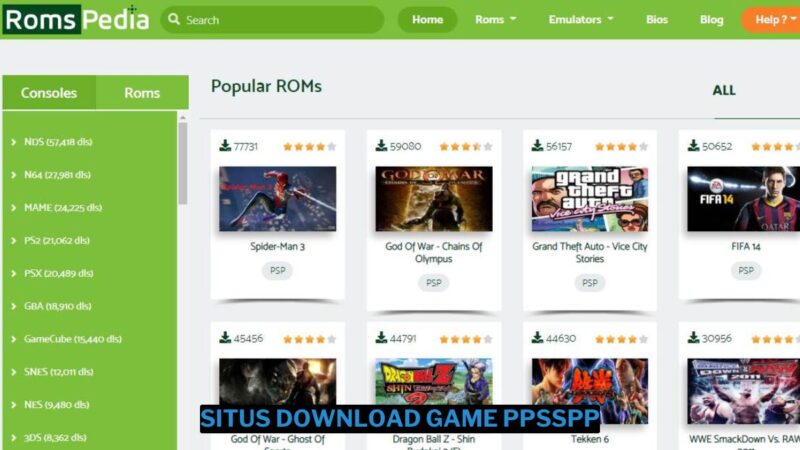 10 Situs Download Game Ppsspp Gratis Terbaik!