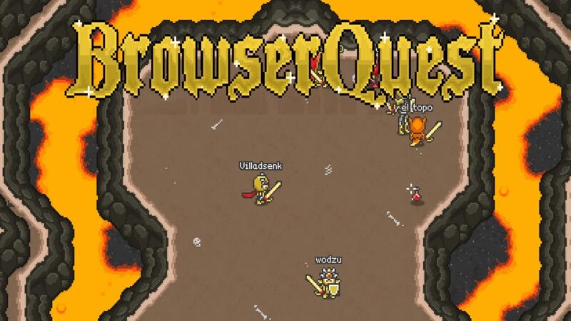 Browserquest game online web - youtube