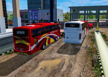 Bussid jalan rusak - gameloop