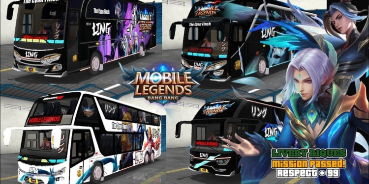 Download 20+ livery bussid mobile legends keren terbaru gamedam