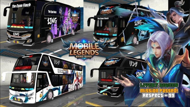 Download 20+ Livery Bussid Mobile Legends Keren Terbaru Gamedam