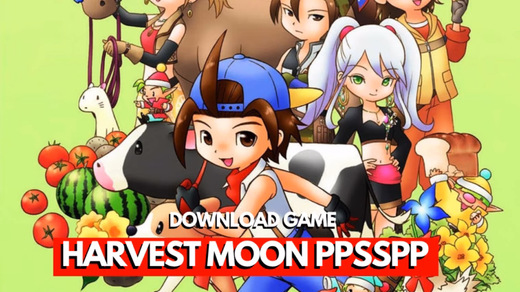 Gambar tampilan game Harvest Moon untuk PSP dengan ukuran kecil dan mudah diunduh