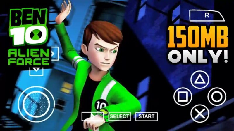 Download ben 10 alien force ppsspp iso ukuran kecil