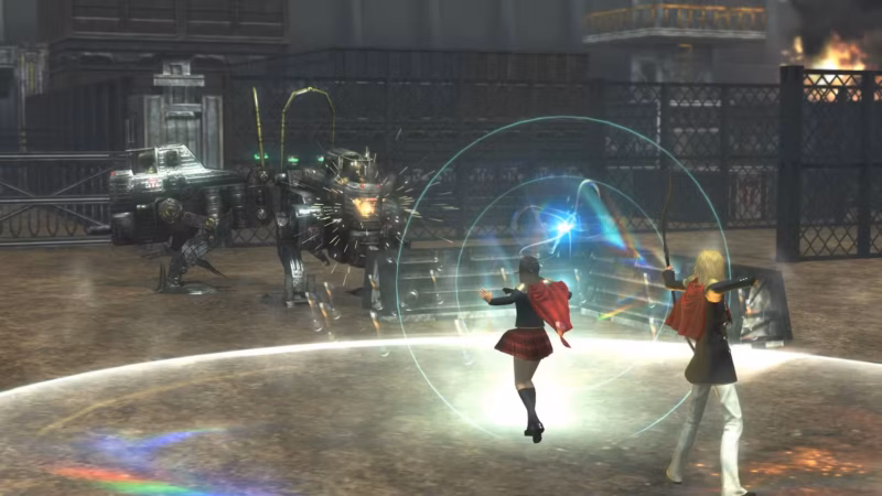 Download Final Fantasy Type-0 PPSSPP Ukuran Kecil 7 Gambar tampilan game Final Fantasy Type 0 di perangkat PPSSPP