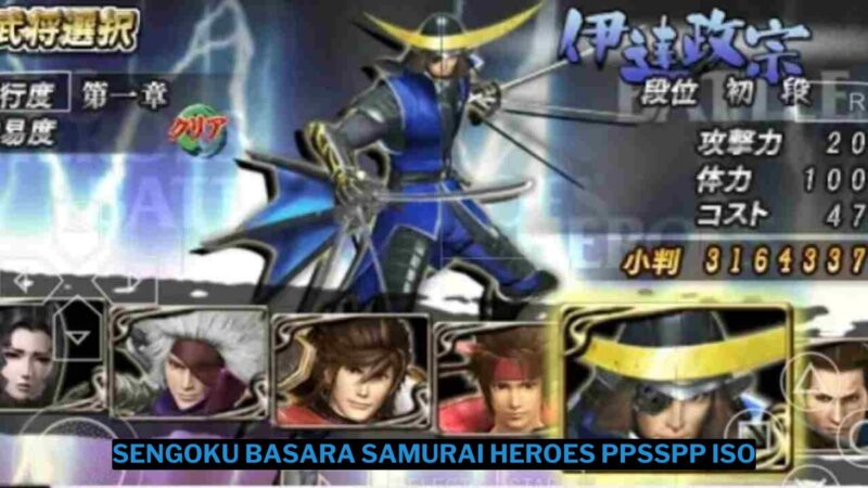 Download Sengoku Basara Samurai Heroes PPSSPP ISO Ukuran Kecil