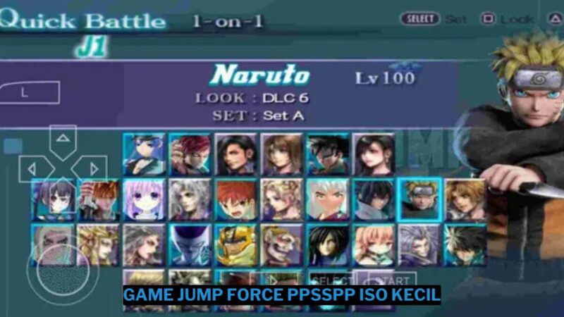 Download Game Jump Force PPSSPP ISO Ukuran Kecil