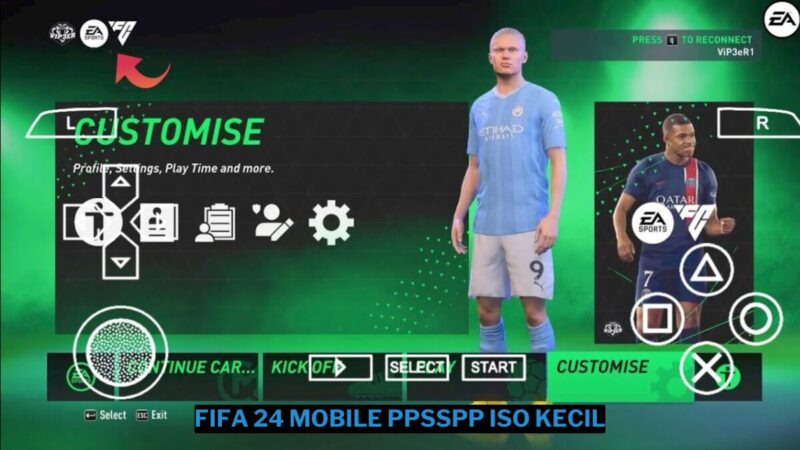 Download FIFA 24 Mobile PPSSPP ISO Ukuran Kecil