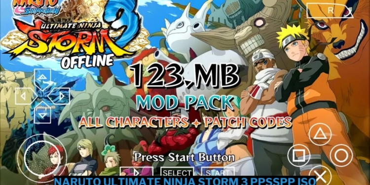 Download naruto: ultimate ninja storm 3 ppsspp iso ukuran kecil