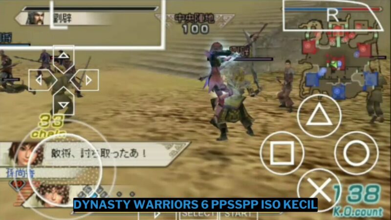 Download Dynasty Warriors 6 PPSSPP ISO Ukuran Kecil