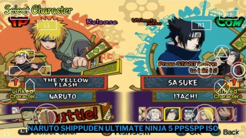 Download Naruto Shippuden Ultimate Ninja 5 PPSSPP ISO Ukuran Kecil