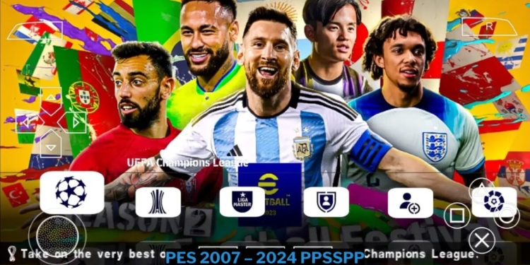 Download pes 2007 – 2024 ppsspp iso ukuran kecil