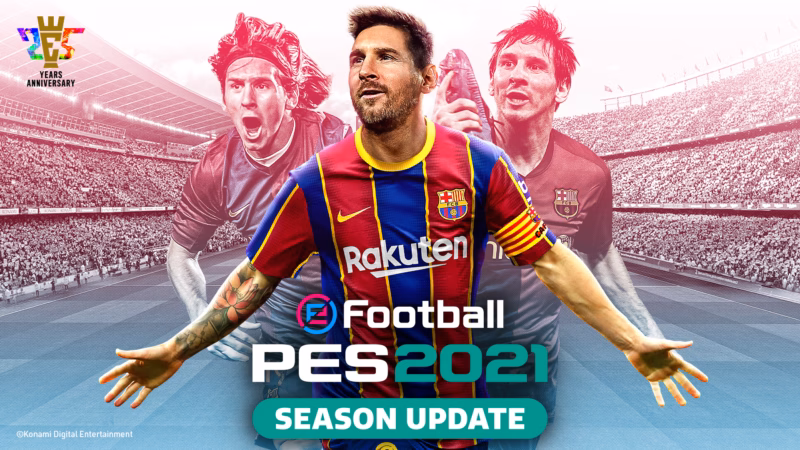 Tangkapan layar game PES 2021 untuk PPSSPP dengan ukuran kecil