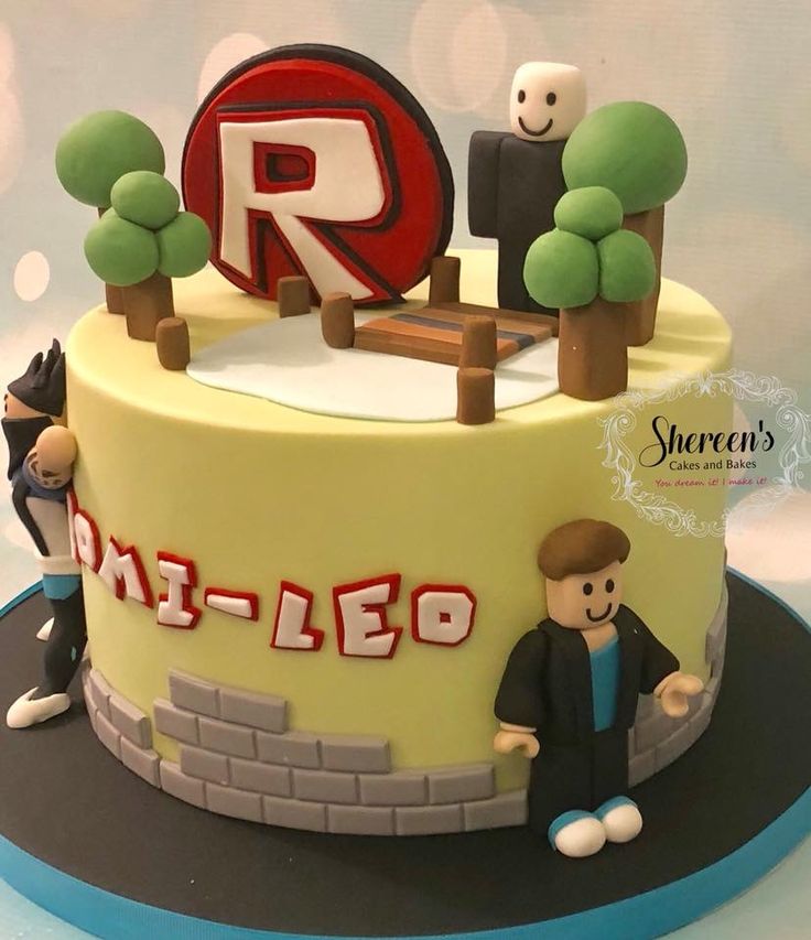 Kue ultah roblox