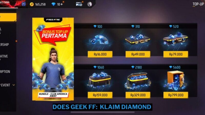 Does Geek FF: Ayo Klaim Diamond dan Bundle Gratis!