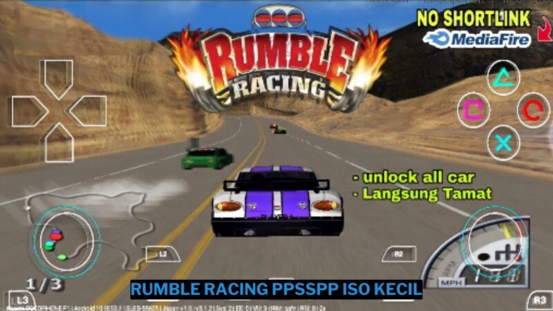 Download Rumble Racing PPSSPP ISO Ukuran Kecil