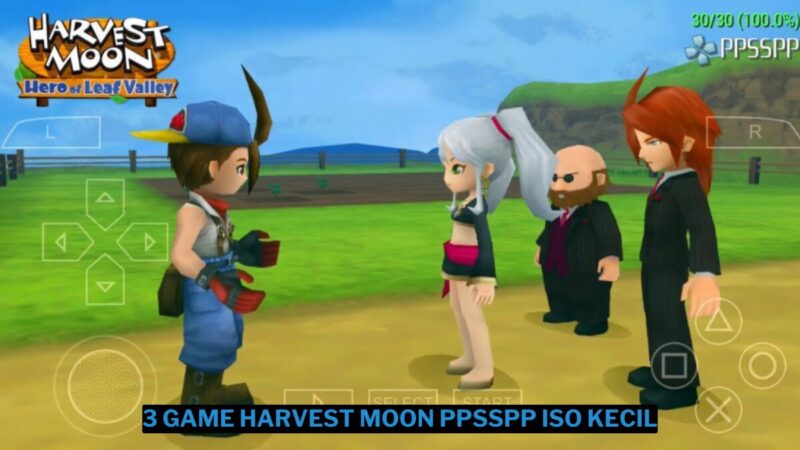 Download 3 Game Harvest Moon PPSSPP ISO Ukuran Kecil