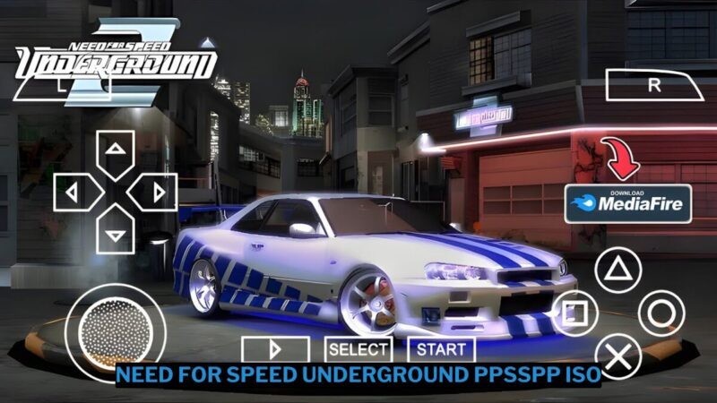 Download Need For Speed Underground PPSSPP ISO Ukuran Kecil