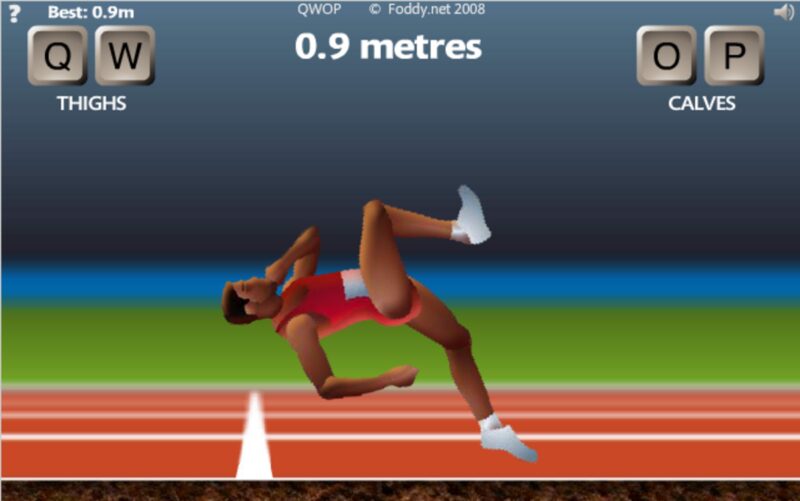 Qwop game online web - hubpages