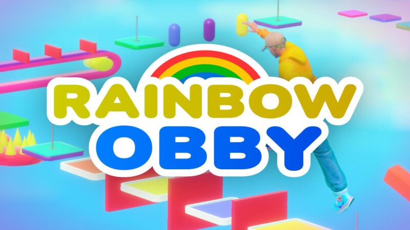 Rainbow obby poki games gratis online - spatial