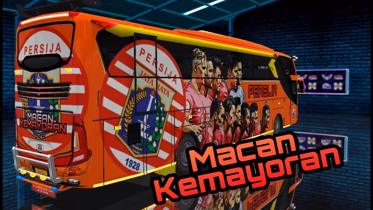 Download 30+ Livery BUSSID Persija Keren Terbaru