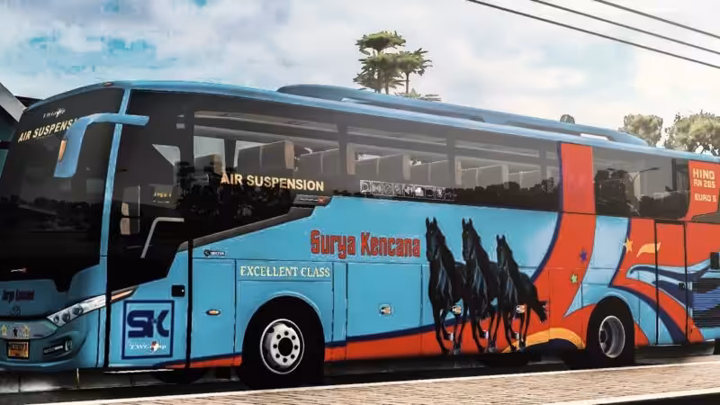 Download Livery Bussid Surya Kencana Youtube
