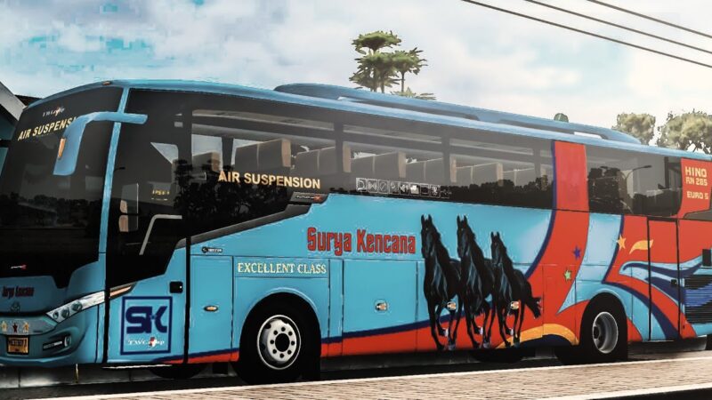 Download livery bussid surya kencana youtube