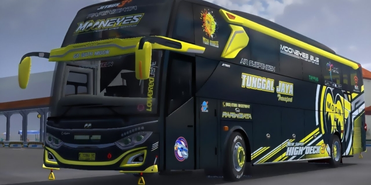 Download livery bussid tunggal jaya mooneyes youtube