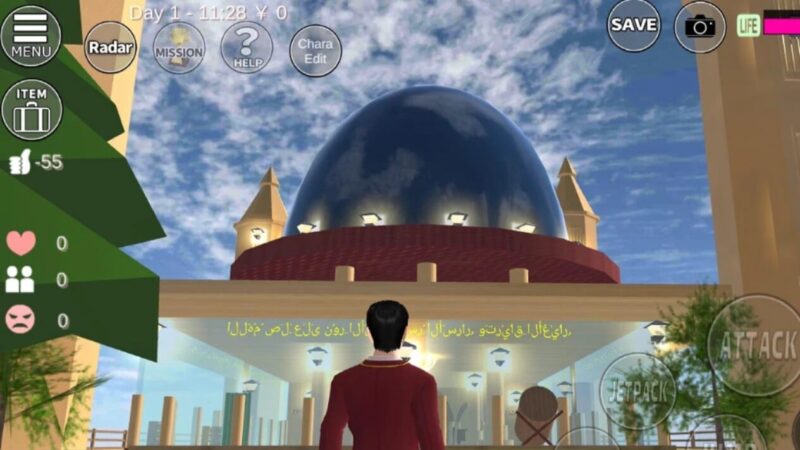 Id sakura school simulator masjid gadget viva