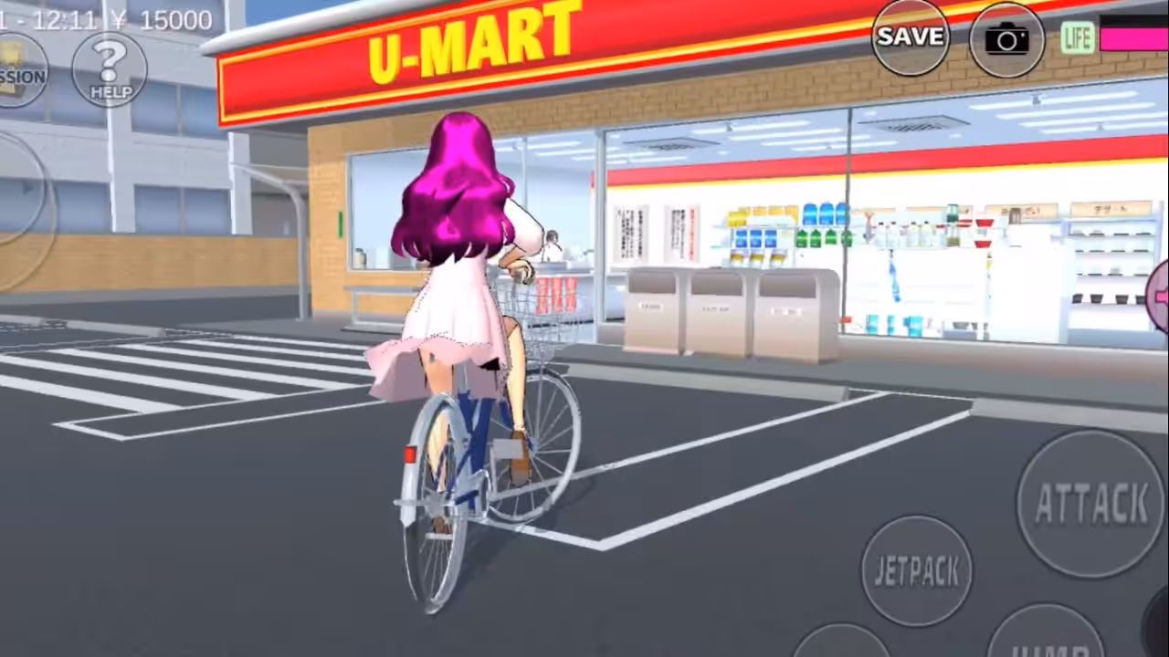 Id U Mart Sakura School Simulator Youtube Wahab Bj