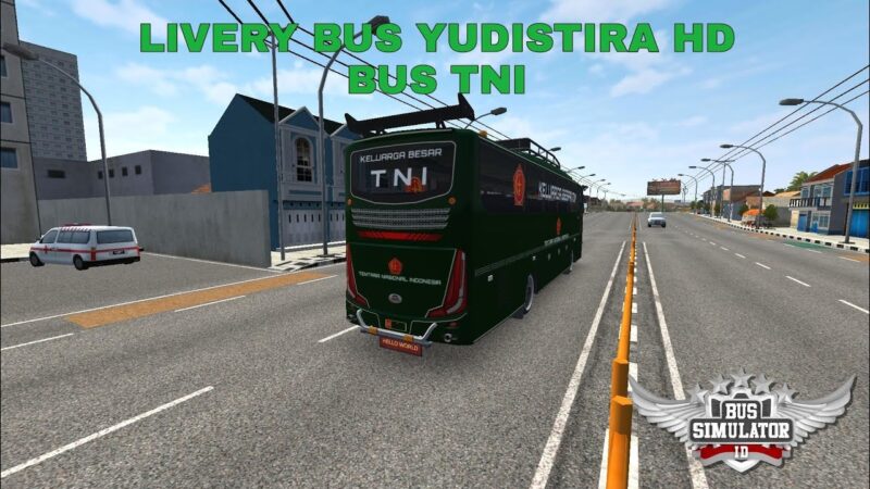 Livery bus yudidtira tni youtube