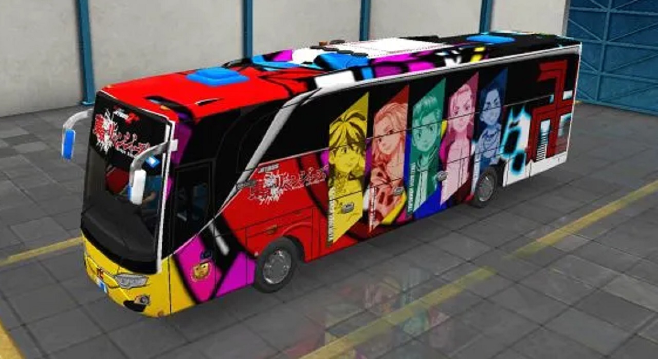 Livery bussid anime esportsku