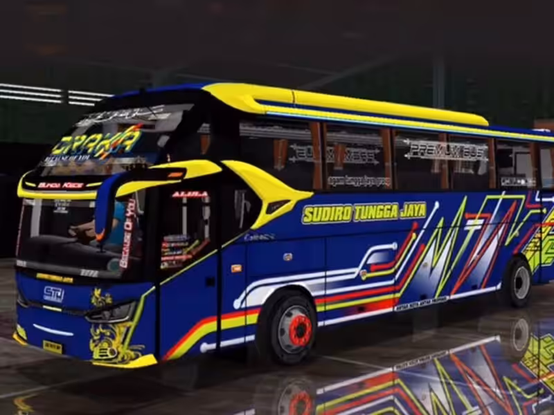 Livery Bussid Draka Transporter Esportsku