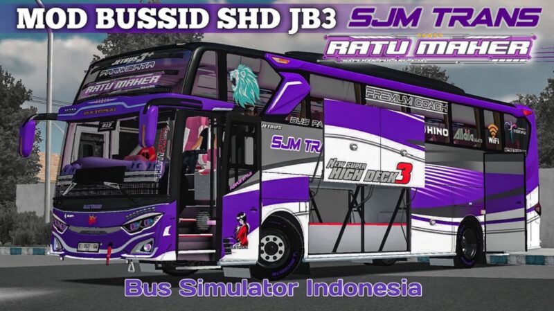 Livery bussid ratu maher sjm trans dunia gamers