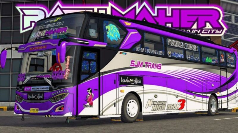 Livery bussid ratu maher sjm trans vcgamers