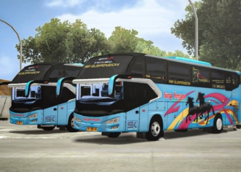 Livery bussid surya kencana youtube