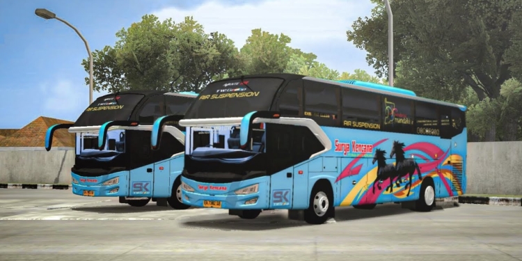 Livery bussid surya kencana youtube