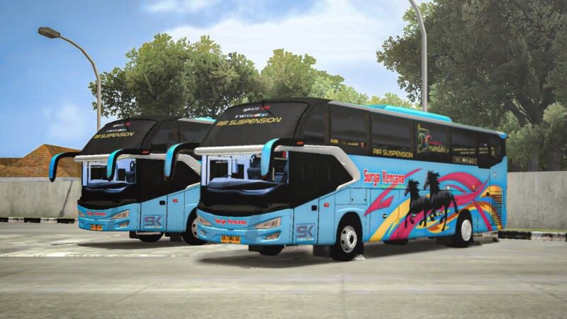 Livery Bussid Surya Kencana Youtube