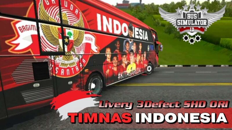 Livery Bussid Timnas Indonesia Youtube