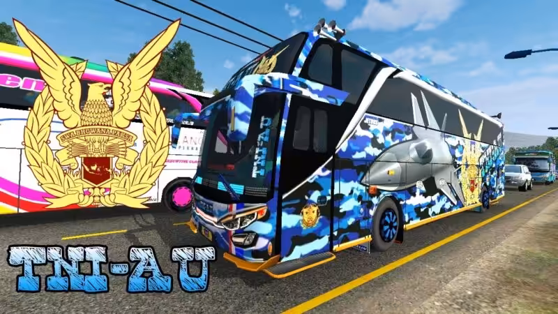 Livery Bussid Tni Youtube