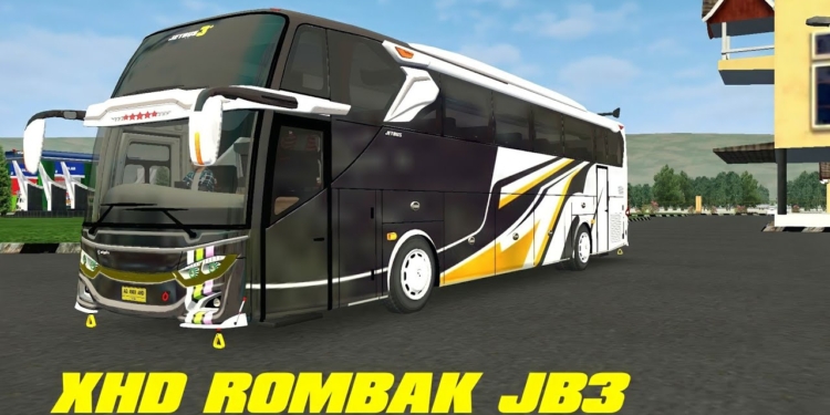 Livery bussid xhd rombak to jb3 youtube