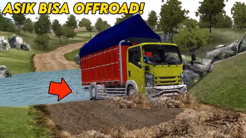 Mod Bussid Jalan Berlumpur Youtube