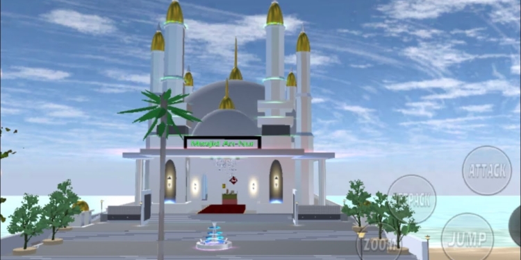 Sakura school simulator masjid youtube liarahayu5299